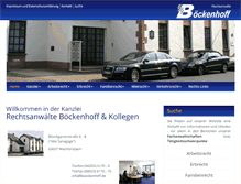 Tablet Screenshot of boeckenhoff.de